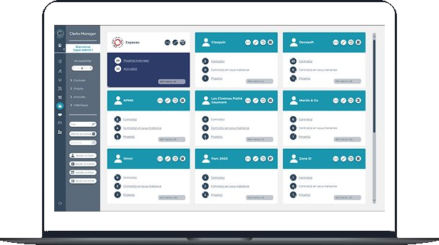 Portefeuille client — Clerks