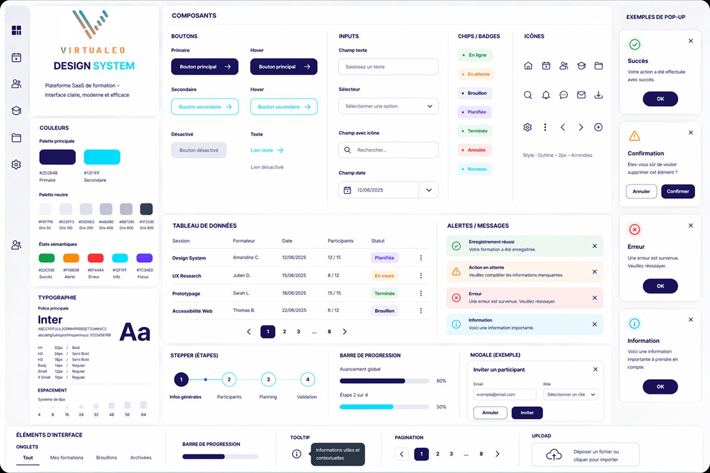 Design System — Virtualeo
